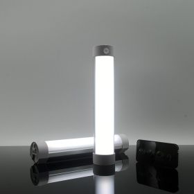 Outdoor Strong Magnet Portable Camping Light Emergency Tent camping light Portable remote control camping fishing work light (color: White)