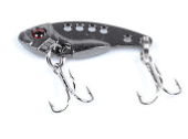 Luya Bait Trembling Swimming Metal VIB Biomimetic Full (Option: 15g Black)