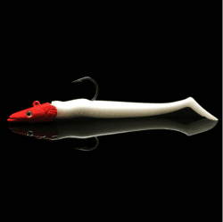 5colors lead head bionic lures (color: White)