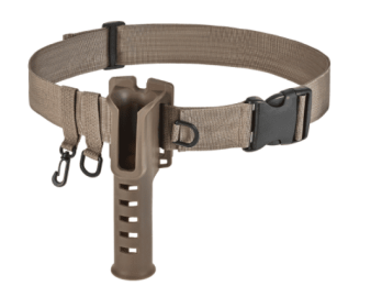 Fishing Rod Belt Rod Support Bracket Waist Support (color: Khaki)