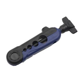 Fishing Tools Portable Fishing Line Winder Reel Line Spooler Machine Spinning &amp; Baitcasting Reel Spooling Carp Fishing Equipment (color: Blue Black)