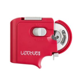 Fast Tie Fishing Hooks Collect Roll Fishing Line Tying Device Accessories Automatic Portable Electric Fishing Hook Tier Machine (color: short red)