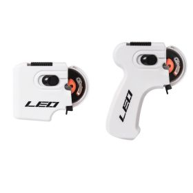 Fast Tie Fishing Hooks Collect Roll Fishing Line Tying Device Accessories Automatic Portable Electric Fishing Hook Tier Machine (color: white-2pcs)