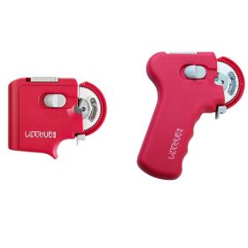 Fast Tie Fishing Hooks Collect Roll Fishing Line Tying Device Accessories Automatic Portable Electric Fishing Hook Tier Machine (color: red-2pcs)
