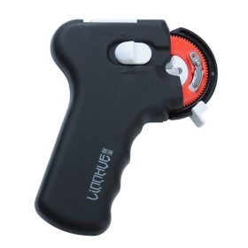 Fast Tie Fishing Hooks Collect Roll Fishing Line Tying Device Accessories Automatic Portable Electric Fishing Hook Tier Machine (color: long black)