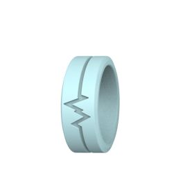 Outdoor Survival Luminous Silicone Ring Three Colors Optional Outdoor Camping Supplies (color: Blue)