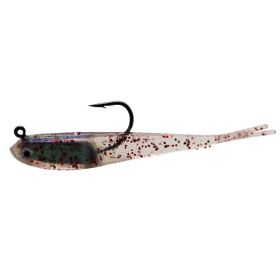 10pcs Lure Artificial Lure With Hook; Small Gray Fish Simulation Soft Bait (color: With Hook(red))