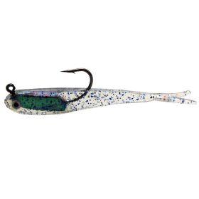 10pcs Lure Artificial Lure With Hook; Small Gray Fish Simulation Soft Bait (color: With Hook(blue))