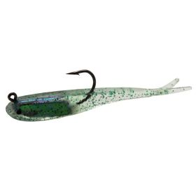 10pcs Lure Artificial Lure With Hook; Small Gray Fish Simulation Soft Bait (color: With Hook(green))