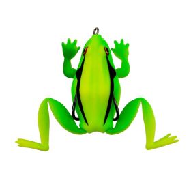 Lure Bait New Toad Frog Soft Bait; 6.5cm(2.55in)/19g(0.67oz) Fake Bait In Boutique Box; For Black Fish (color: 1#)