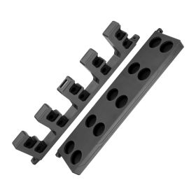 Color Plastic Fishing Rod Fishing Rod Display Holder (color: Black)